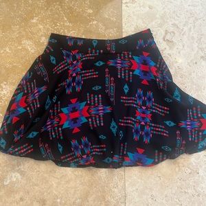 Gianni Bini GB Aztec Print Skirt Size Small